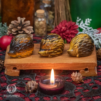 Tiger's Eye Hedgehog for Spiritual Protection