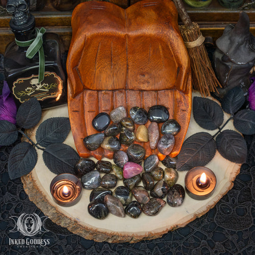 Tourmaline Mix Tumbled Gemstone for Spiritual Protection