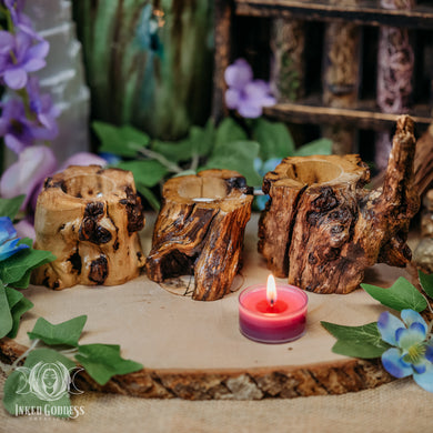 Tree Stump Sphere Light for Grounding Earth Energy