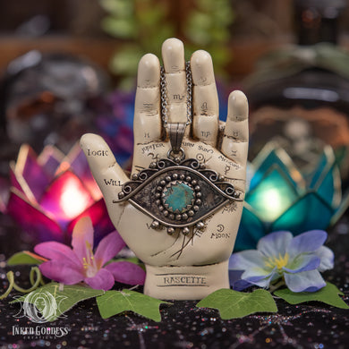 Turquoise Tibetan Third Eye Necklace for Spiritual Sight