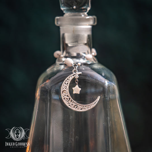 Vintage Moon Water Bottle- Whiskey for Cosmic Magick