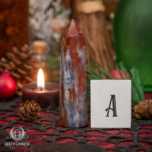 Violet Agate Tower for Radiating Divine Femininity