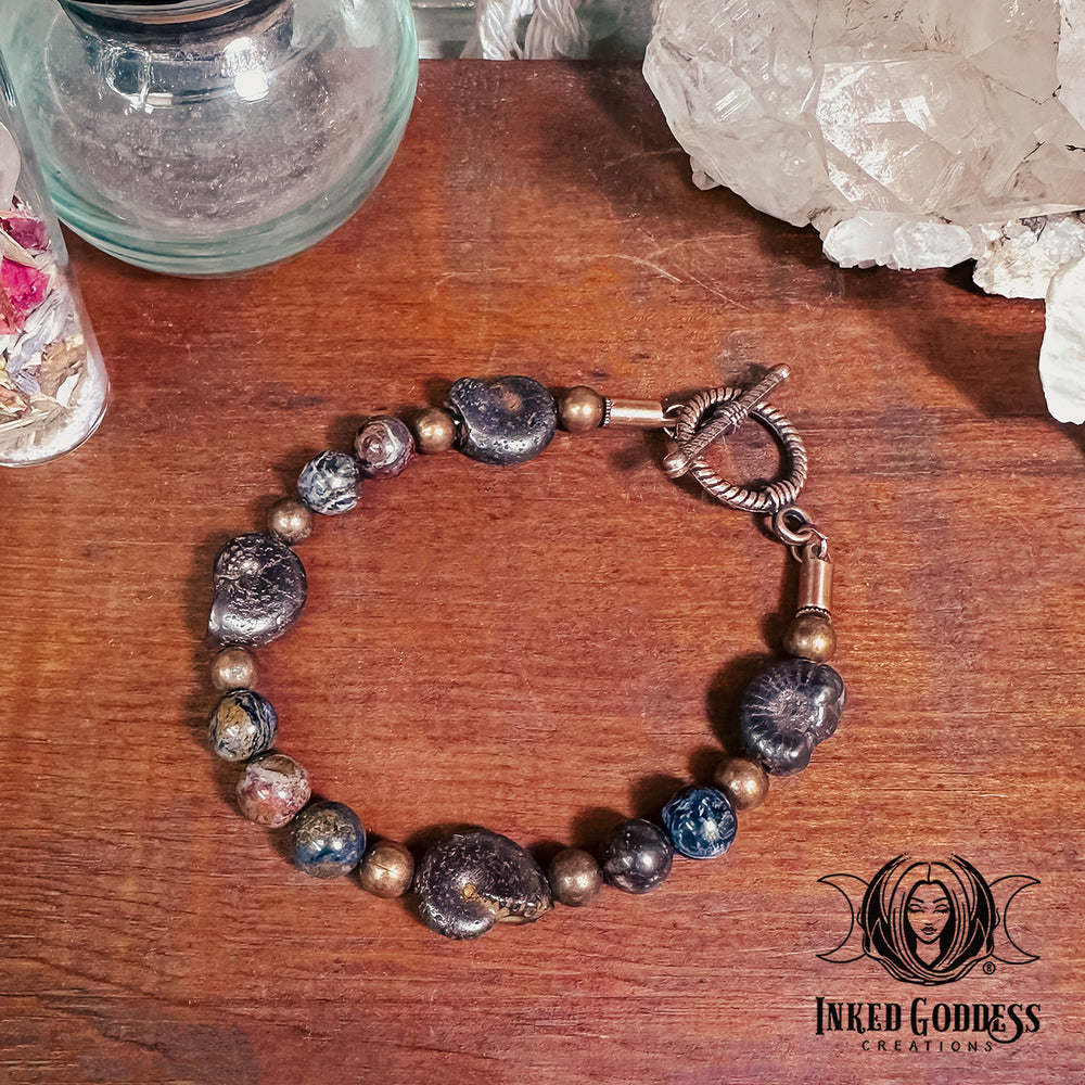 Watch Over You Gemstone Bracelet- Handmade by Colin, One-of-a-Kind