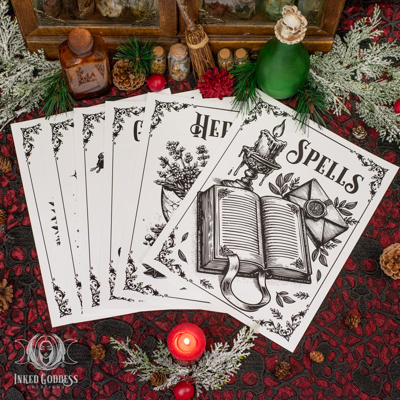 Load image into Gallery viewer, Winter Magick Kit for Yule Divination &amp; Magick
