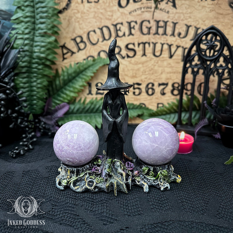 Load image into Gallery viewer, Witch Double Sphere Holder for Duality Magick
