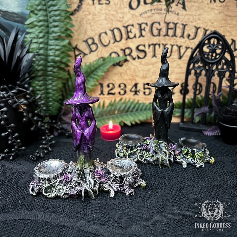 Load image into Gallery viewer, Witch Double Sphere Holder for Duality Magick
