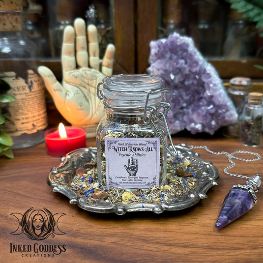 Witch Knows All Herb Blend for Psychic Development & Intuition