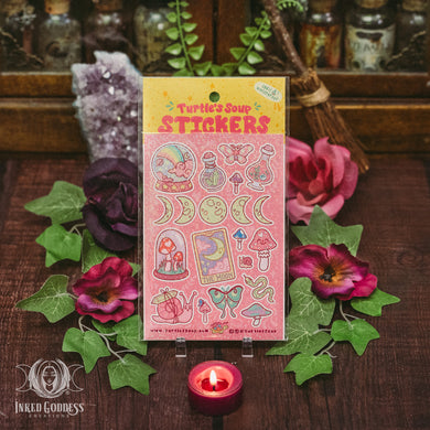Witch Thing Kawaii Vinyl Sticker Sheet for Witchy Journaling