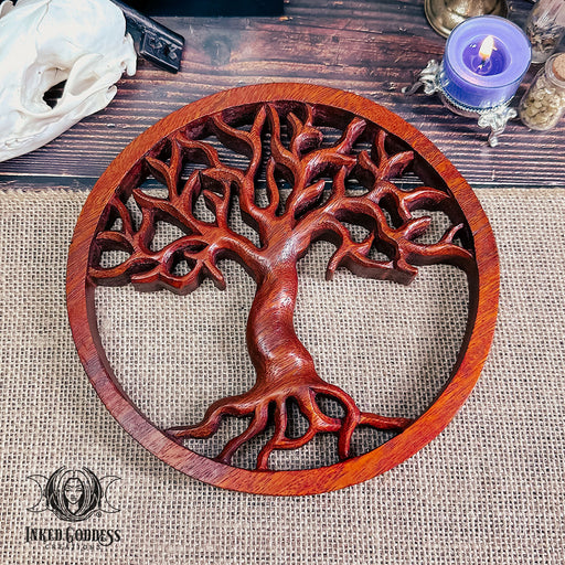 Wooden Tree of Life Plaque for Harmony