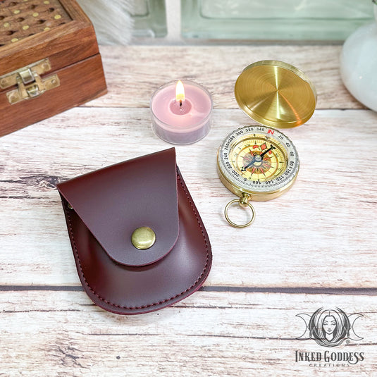 You Are Never Lost Compass with Red Holder - Misfit