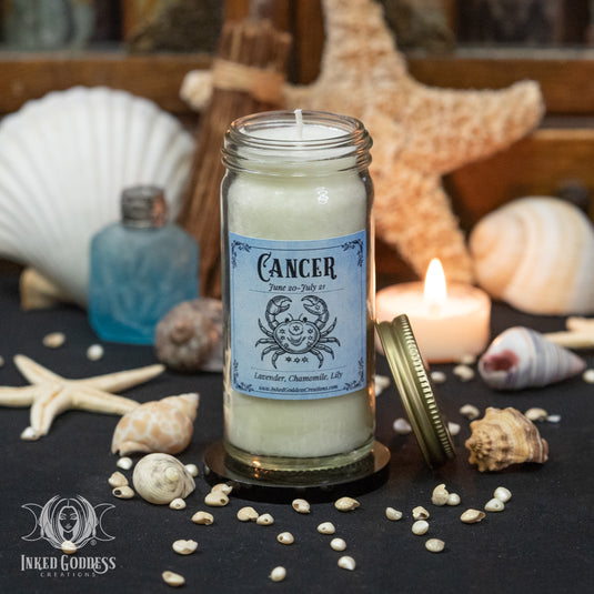 Zodiac Jar Candle for Empowered Astrological Magick