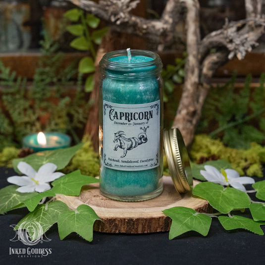 Zodiac Jar Candle for Empowered Astrological Magick