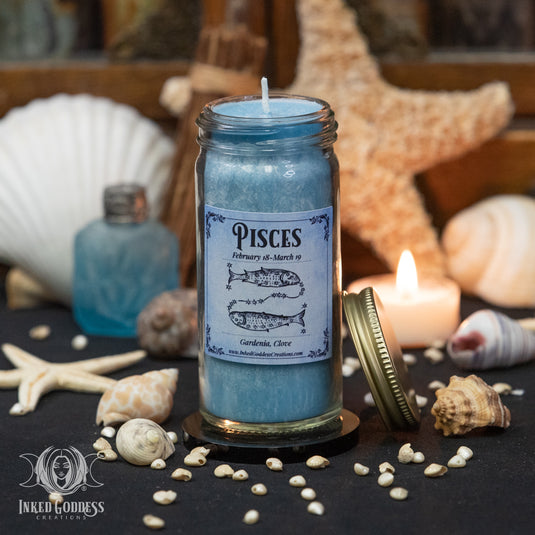 Zodiac Jar Candle for Empowered Astrological Magick