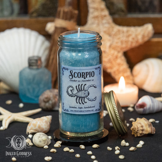 Zodiac Jar Candle for Empowered Astrological Magick