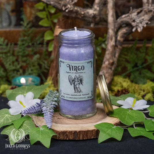 Zodiac Jar Candle for Empowered Astrological Magick