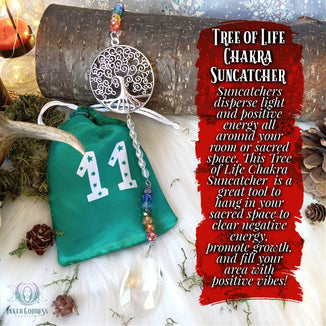 December 11- Tree of Life Chakra Suncatcher