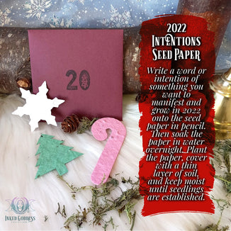 December 20- 2022 Intentions Seed Paper