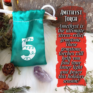 December 5- Amethyst Torch Gemstone