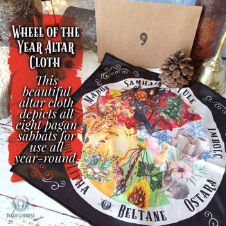 December 9- Wheel of the Year Altar Cloth