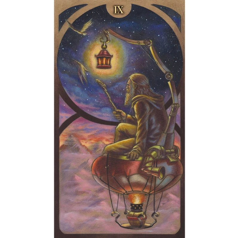 Load image into Gallery viewer, Steampunk Art Nouveau Tarot Deck for Riveting Cartomancy
