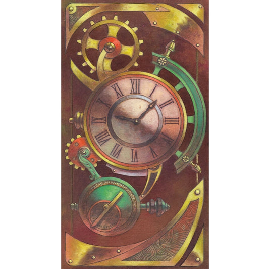 Steampunk Art Nouveau Tarot Deck for Riveting Cartomancy