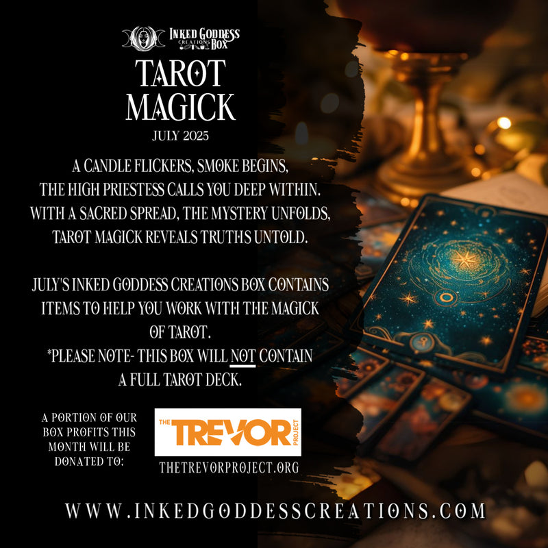 Load image into Gallery viewer, Tarot Magick- July 2025 Inked Goddess Creations Box

