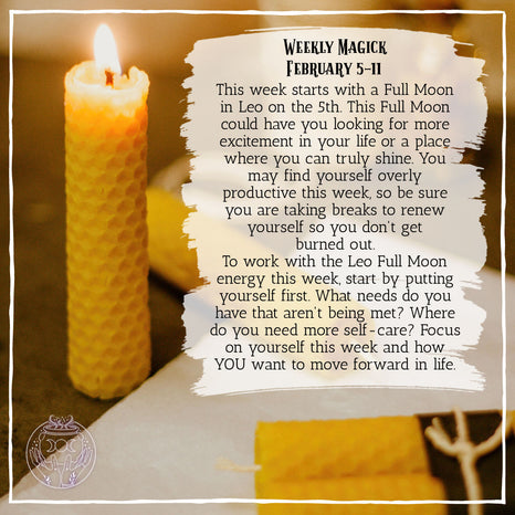 Weekly Magickal Activities