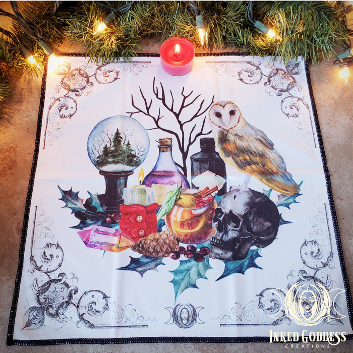 2019 Yule Magick Altar Cloth- Inked Goddess Creations