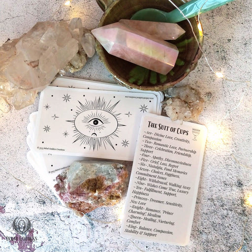 Color Your Own Tarot- Suit of Cups- Inked Goddess Creations