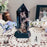 Agate Druzy Portal on Wooden Stand for Otherworldly Travel- Inked Goddess Creations