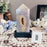 Agate Druzy Portal on Wooden Stand for Otherworldly Travel- Inked Goddess Creations
