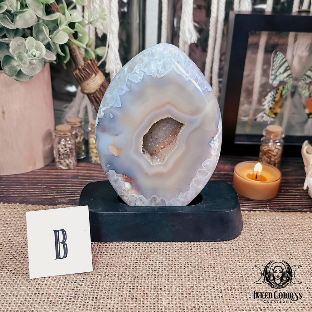 Agate Geode Third Eye Portal for Vision Journeys