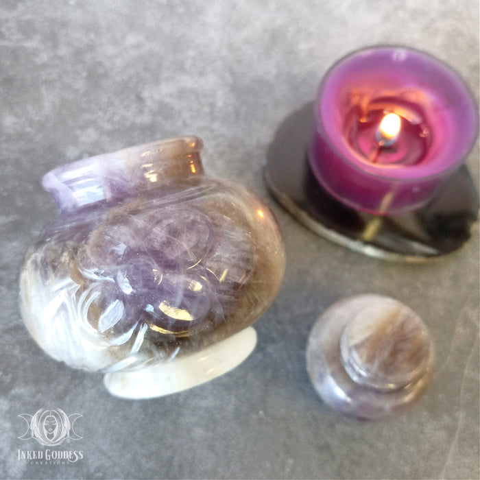 Gemstone Potion Bottle for Your Witchy Creations- Inked Goddess Creations