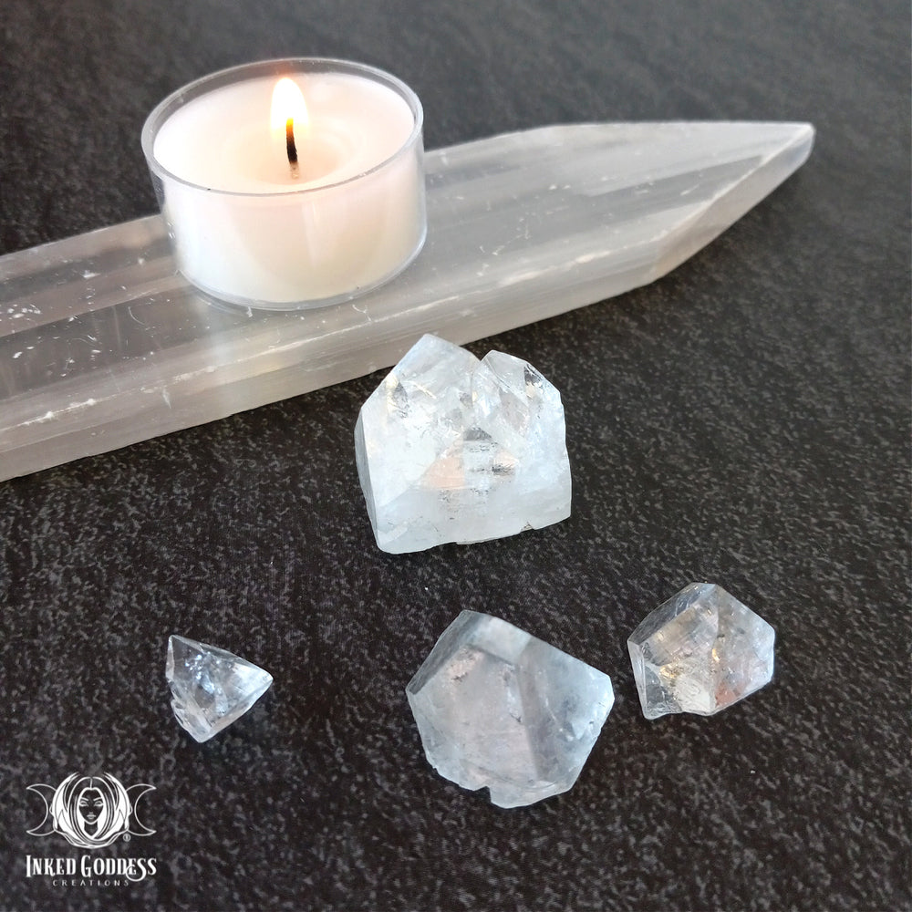 Apophyllite Point for Spiritual Plane Connection- Inked Goddess Creations