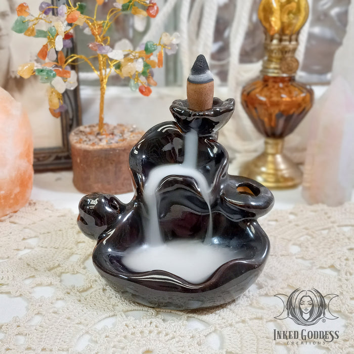 Backflow Incense Burner for a Magickal Environment- Inked Goddess Creations