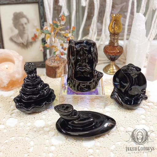 Backflow Incense Burner for a Magickal Environment- Inked Goddess Creations