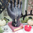 Black Jasper Sphere Pendulum for Protected Divination- Inked Goddess Creations