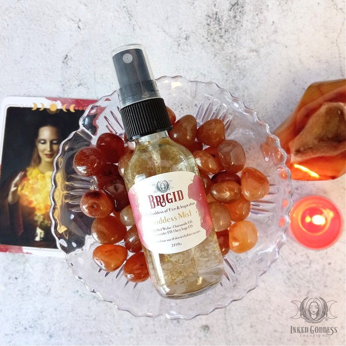 Brigid Goddess Mist for Fire and Inspiration- Inked Goddess Creations