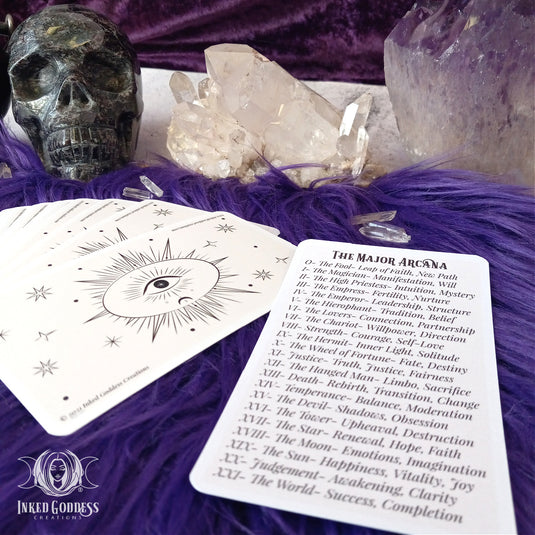 Color Your Own Tarot - Major Arcana- Inked Goddess Creations Exclusive- Inked Goddess Creations