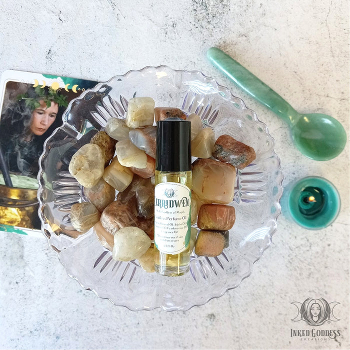 Cerridwen Goddess Perfume Oil for Magick and Inspiration- Inked Goddess Creations