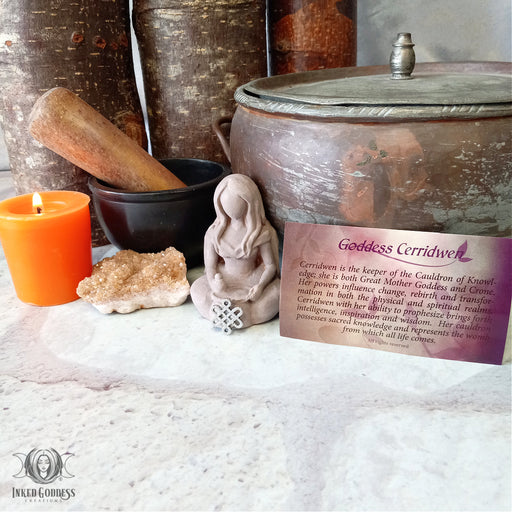 Cerridwen Goddess Figurine- Inked Goddess Creations