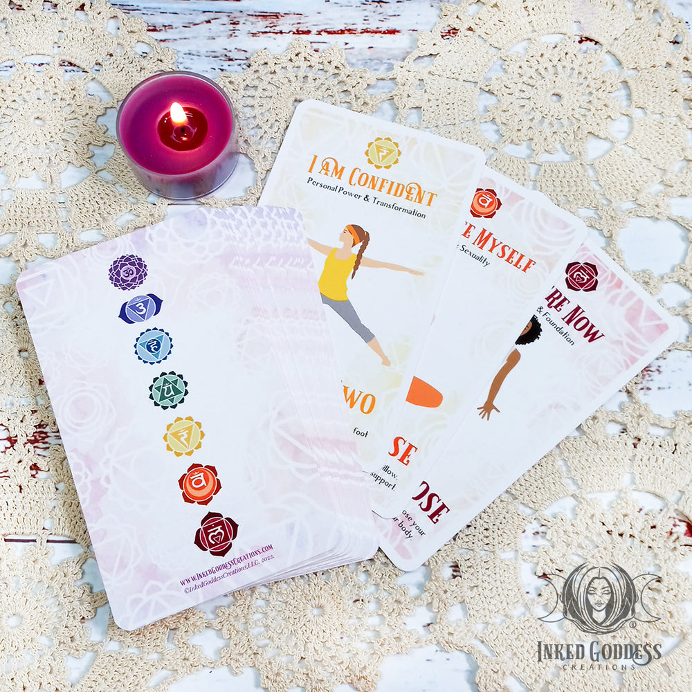 Chakra Yoga Affirmation Deck- Inked Goddess Creations