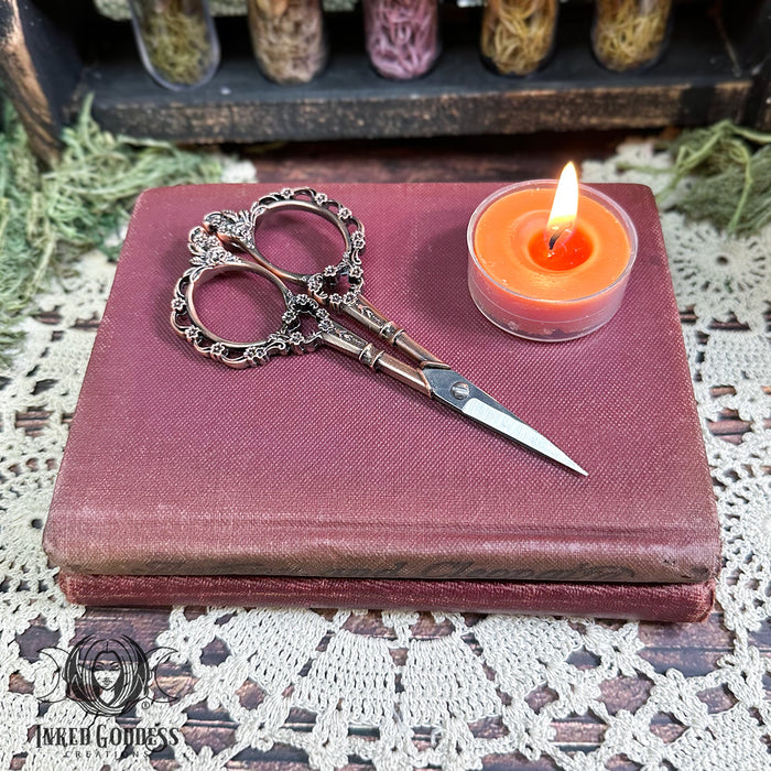 Spell Crafting Scissors for Cord Cutting and Witchy Crafts- Inked Goddess Creations