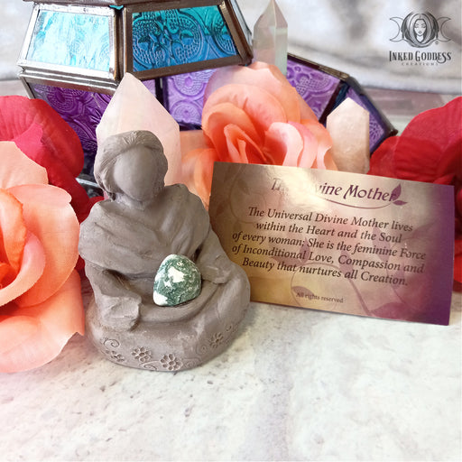 Divine Mother Goddess Figurine- Inked Goddess Creations