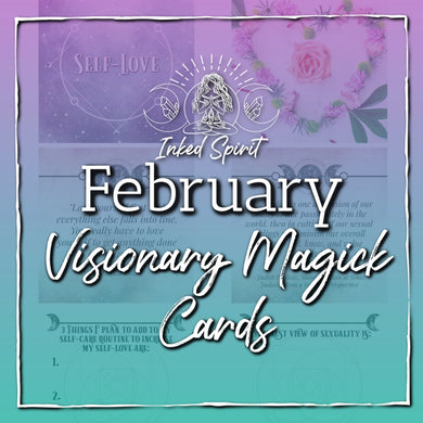 February 2021's Visionary Magick Cards Printable- Inked Goddess Creations