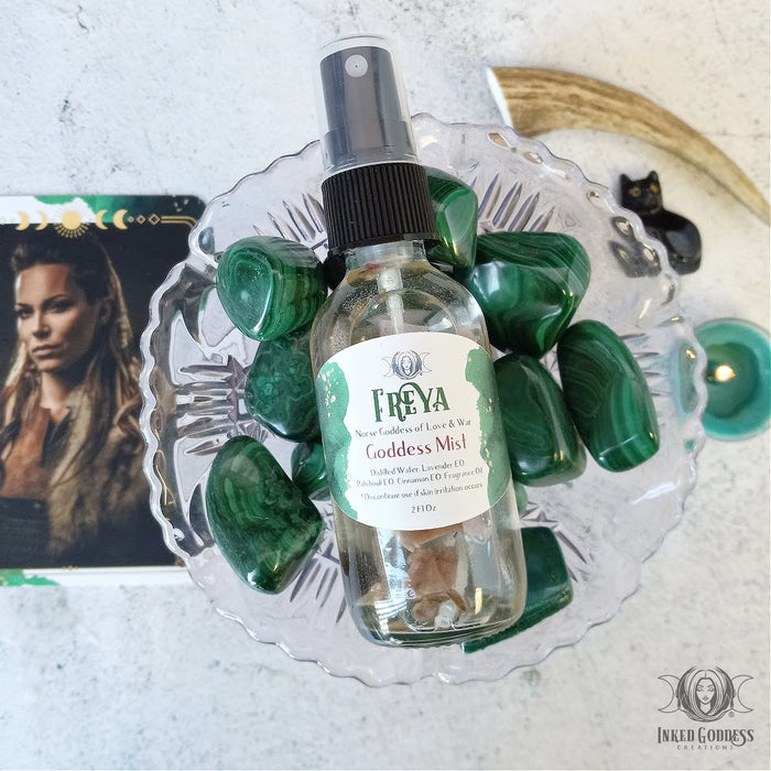 Freya Goddess Mist for Strength, Magick and Love- Inked Goddess Creations