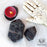 Black Tourmaline & Hematite Double Terminated Raw Wand for Grounding- Inked Goddess Creations