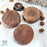 Carved Wooden Herb Grinder - Triple Moon, Goddess, Pentacle or Triquetra- Inked Goddess Creations