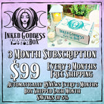 Inked Goddess Creations Box- Witchy Subscription- Inked Goddess Creations