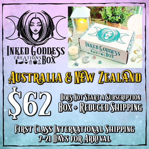 Inked Goddess Creations Box- Australia- Witch Subscription Box- Inked Goddess Creations